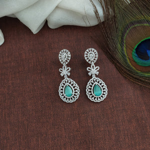 Rhodium-Plated Amazing Zircon Necklace Set