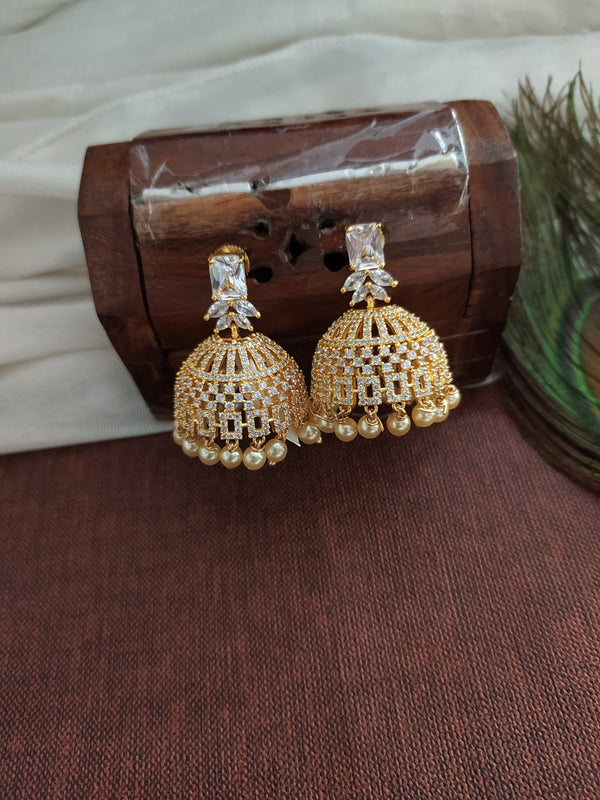 Bollywood Celebrity Goldplated Earring Traditional Ethnic Stud Fashion  Jewellery | eBay