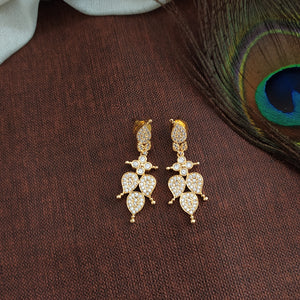 Majestic Mango Shape Gold-Plated Traditional Haram Set