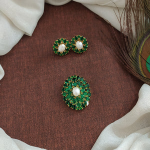 Radiant Oval-Shaped Zircon Pendant Sets in Trending Colors