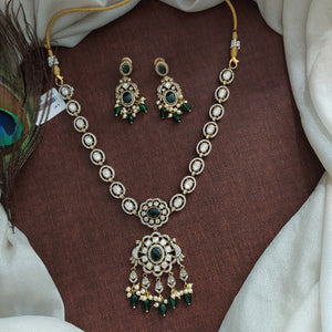Charming Matt-Victorian Necklace Set in Vibrant Hues