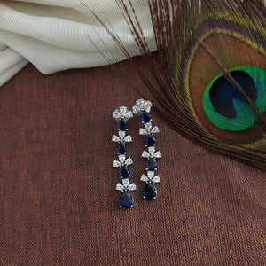 Divine Radiance Double-Layered Rhodium-Plated Zircon Necklace Set