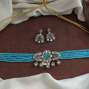 Ethereal Elegance Victorian Diamond Choker Set