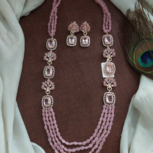 Exquisite Zircon Stones Rose Gold Mope Set