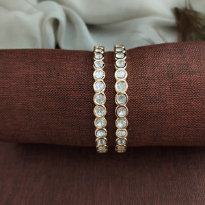  Dazzling Display of Gold Plated Polki & Kundan Bangles