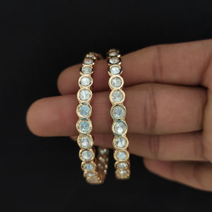  Dazzling Display of Gold Plated Polki & Kundan Bangles