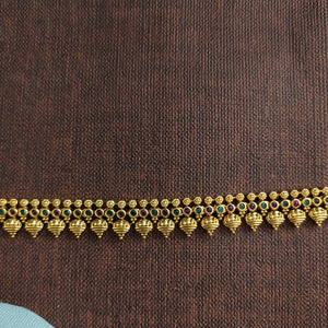 Antique Design Kemp Stones Hip Chain 