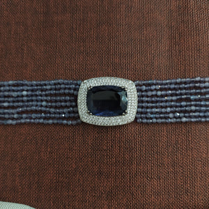 Unveiling Victorian Elegance Having the Center Stone Choker Set