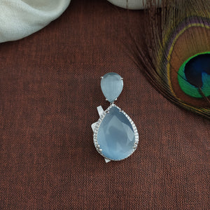 Timeless Brilliance Rhodium-Plated Zircon Pendant Sets