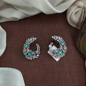 A Touch of Victorian Enchantment Mesmerizing Victorian Diamond Designer Zircon Studs