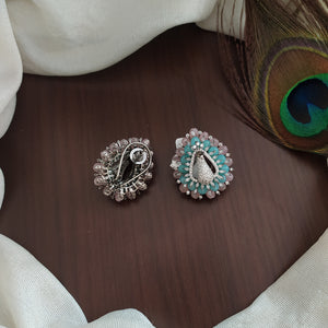 A Touch of Victorian Romance Victorian Diamond Designer Zircon Studs