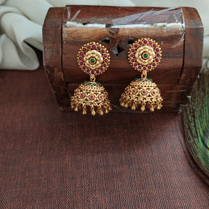 Antique Peacock Motif Necklace Set