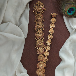 Antique Lakshmi Choti Hair Accessory for Weddings