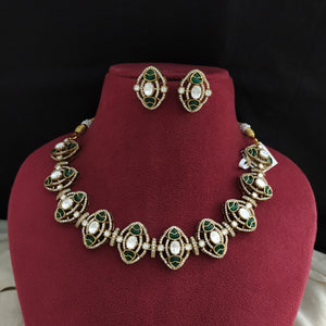 Victorian Moissanite Necklace Set | Elegant Statement Jewellery