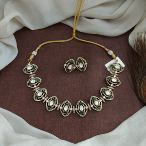 Victorian Moissanite Necklace Set | Elegant Statement Jewellery