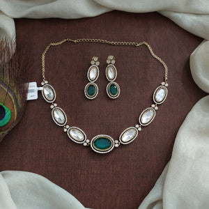 Polki Kundan Choker-Necklace Set | Green, Ruby & Mint | Elegant Bridal Jewellery