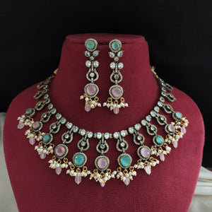 Victorian Moissanite Necklace Set | Elegant Statement Jewellery
