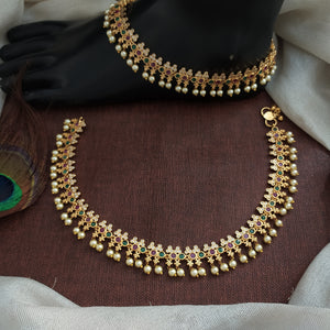 Antique Gold-Plated Bridal Anklets | Traditional Payal | Wedding Accessories