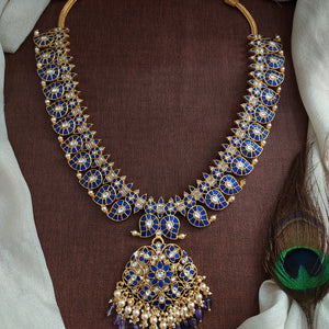 Jadau Kundan Mango Long Haram – Detachable Pendant Multi-Purpose Bridal Jewellery