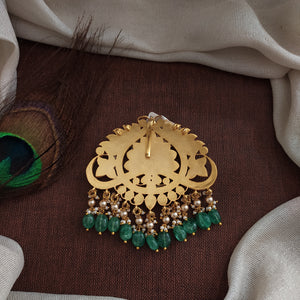 Customisable Jadau Kundan Locket – Gold Plated Heritage Pendant