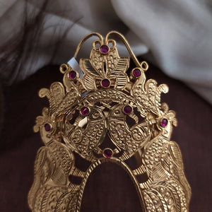 Full Gold Plated Designer Vanki / Bajubandh – Traditional Armlet Jewellery