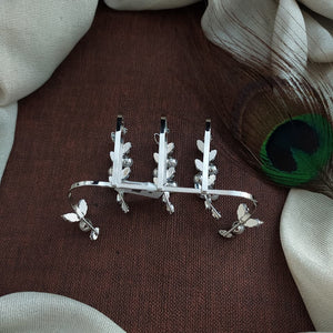 Aarohi Pearl Vine Knuckle Ring Set – Elegant Hand Jewellery