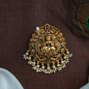 Antique Lakshmi Pendant Set | Temple Jewellery Design