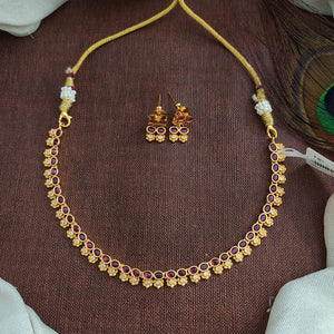 Simple Kemp, and kemp with green necklace set