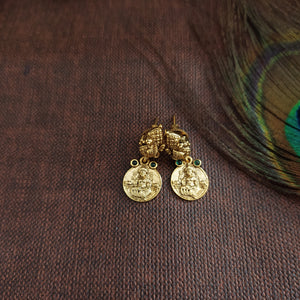 Traditional Kaasumala Necklace Set with Pearls – South Indian Coin Jewellery