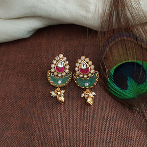 Premium Jadau Kundan Pearl Beaded Choker Set – Heritage-Inspired Elegant Jewellery