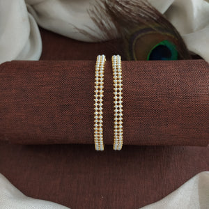 Semi-Precious Pearl Bangles for Women – Traditional & Trendy