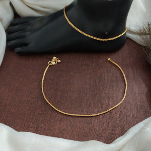 Plain Everyday Wear Anklets – Standard Size 10.5"