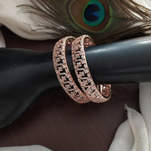 Unique Design Rose Gold Bangles