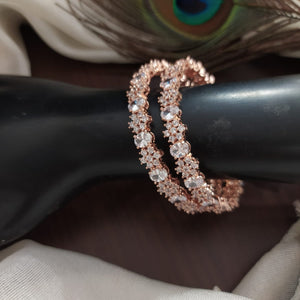 Rose Gold Plated Bangle Set