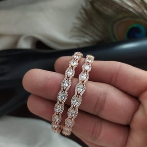 Beautiful Rose Gold Light Weighted Bangle