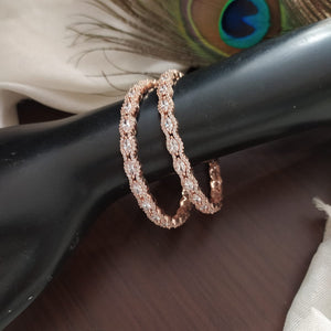 Beautiful Rose Gold Light Weighted Bangle