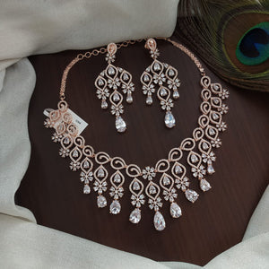 Modern Zircon Necklace Sets - Sonal Fashion Jewellery