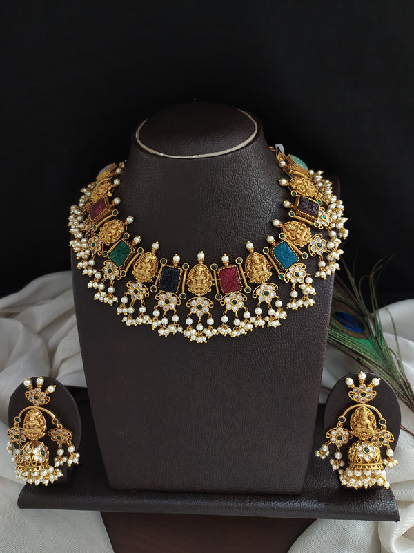 Light Weight Stone and Pearl Necklace Collections / Master pieces  @Navaratnajewellerschains - YouTube