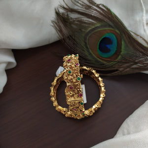 Beautiful matt finish kada with bridal design