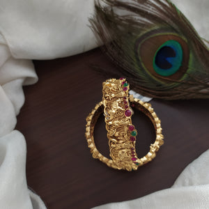 Beautiful matt finish kada with bridal design