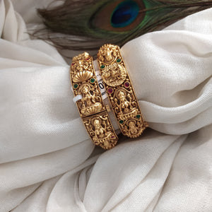 Antique kada with coin lakshmi design 