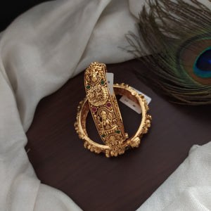 Antique kada with coin lakshmi design 