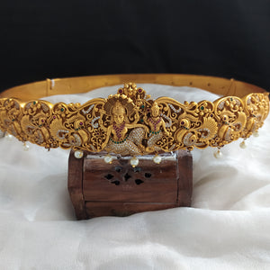 Antique hip belt in floral design - Sonal Fashion Jewellery