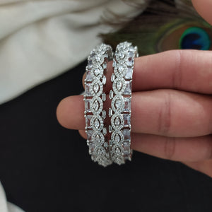 Alluring Designer Zircon Bangle Set